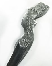 画像4: 1920-40's "Art Deco" Nude Lady Aluminum Letter Opener (4)