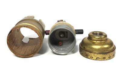 画像3: 1930-40's【LEVITON】Brass Lamp Socket