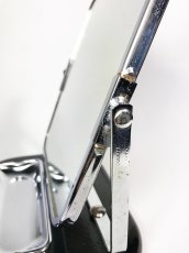 画像3: 1950's【BLACK × SILVER】Shaving Mirror (3)