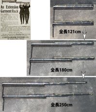 画像20: "Super Heavy-Duty" 1900-20's Extension Garment Rack 【2台セット！！】 (20)