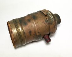 画像3: 1930-40's【LEVITON】Brass Lamp Socket (3)