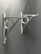 画像1: 1950-60's Aluminum Shelf Brackets (1)