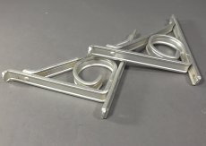 画像2: 1950-60's Aluminum Shelf Brackets (2)