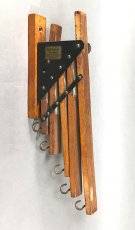 画像2: 1920-30's "Holds more Hanger" Wood＆STEEL Folding Hanger (2)