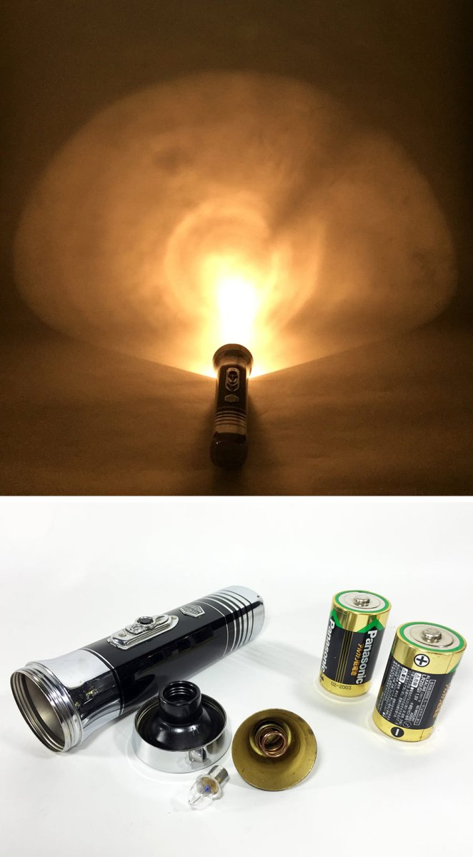 画像6: 1930-40's 【EVEREADY】Art Deco Flash Light "BLACK × SILVER" (6)