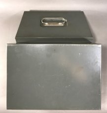 画像5: 1950-60's "ASCO NEW YORK" Steel Safety Box with Key (5)