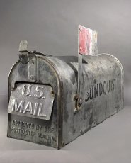 画像2: Early 1920's "Galvanized Steel " RURAL U.S. MAILBOX (2)