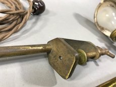 画像14: 1910-20's "O.C.White" Brass Brass Clamp On Work Lamp (14)