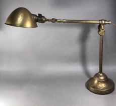 画像16: 【Rare】1900-10's Early "O.C.White" Brass Telescopic Table Lamp (16)