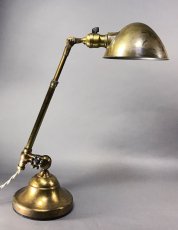 画像2: 1910's Early "O.C.White" Brass Telescopic Desk Lamp (2)