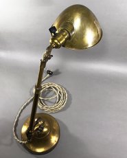 画像5: 1910's Early "O.C.White" Brass Telescopic Desk Lamp (5)