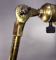 画像5: 1910-20's "O.C.White" Brass Brass Clamp On Work Lamp (5)