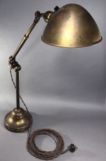 画像2: 【Rare】1900-10's Early "O.C.White" Brass Telescopic Table Lamp (2)