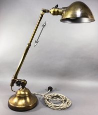 画像3: 1910's Early "O.C.White" Brass Telescopic Desk Lamp (3)
