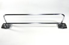 画像5: 1950-60's "Double"Chrome Steel Towel Bar (5)
