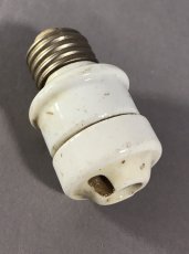 画像1: 1920-30's Porcelain Plug Adapter (1)