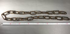 画像5: 1930-50's Twisted Rusty Chain【145cm-太いです】 (5)