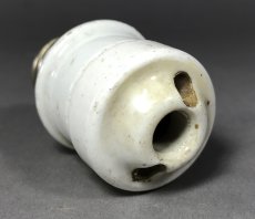 画像2: 1920-30's Porcelain Plug Adapter (2)