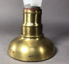 画像2: 1910-20's Porcelain＆Brass Lamp Holder (2)