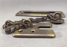 画像5: "Bronze Finish" Slide Chain Lock (5)