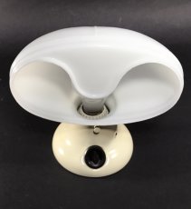 画像3: 1940's  "ART DECO" Milk Glass Bathroom Lamp (3)