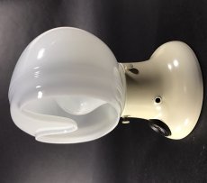 画像8: 1940's  "ART DECO" Milk Glass Bathroom Lamp (8)