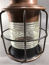 画像6: 1930's "Caged" Solid Copper Porch Lamp  (6)