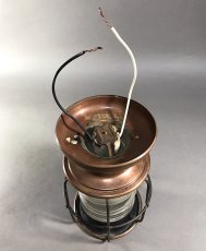 画像4: 1930's "Caged" Solid Copper Porch Lamp  (4)