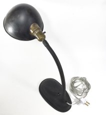 画像7: 1930's "Matte-Black" Flexible Desk Lamp (7)