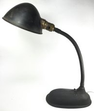 画像2: 1930's "Matte-Black" Flexible Desk Lamp (2)