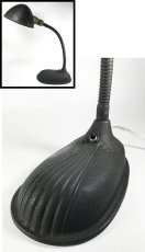 画像1: 1930's "Matte-Black" Flexible Desk Lamp (1)