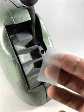 画像16: 1940's Machine Age "BIG-INCH" Iron Tape Dispenser (16)