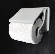 画像2: 1920-30's German-Deco "Cast-Iron" Toilet Paper Holder (2)