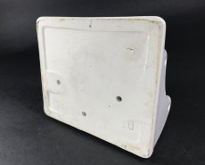 画像11: 1920-30's German-Deco ""Porcelain" Toilet Paper Holder (11)