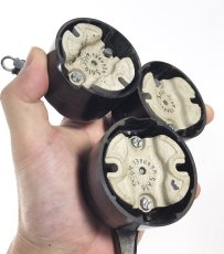 画像3: 1950's "GERMANY" Bakelite Rotary Switch【3個セット売り】 (3)