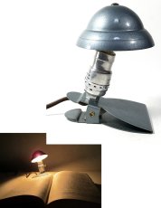 画像1: Late 1940's-1950's "Steel × Aluminum" mini Lamp (1)