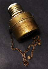 画像2: 1910-20's "LO-LITE" Brass Dimmer Light Socket (2)