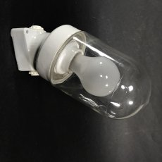 画像1: 1940-50's German Glass＆Porcelain Wall Light (1)