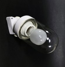 画像2: 1940-50's German Glass＆Porcelain Wall Light (2)