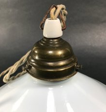 画像4: German-Deco "Milk Glass" Pendant Lamp (4)