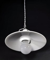 画像2: 1920-30's "Porcelain" German MINI Pendant Light (2)