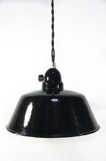 画像1: German-Deco "Black Enamel" Pendant Lamp (1)