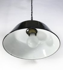 画像2: German-Deco "Black Enamel" Pendant Lamp (2)