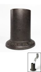 画像1: Early 1900's "Republic Pig Iron" Pen Stand (1)