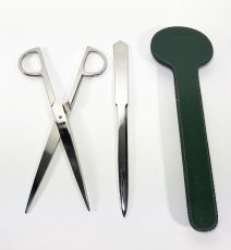 画像6: 1930's "Art Deco" Scissors Set GERMANY & ITALY Made (6)