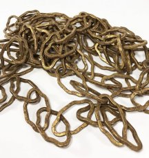 画像2: 1940's Steel Rusty Chain 【380cm - 長いです】 (2)