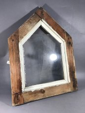 画像7: Old German Country "Shabby" Wooden Window (7)