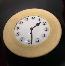 画像5: 1920-30's Old German "Shabby" Country Clock (5)
