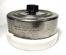 画像6: "特大" 1910-20's【H&H Mfg Co.】Porcelain Rotary Switch  (6)