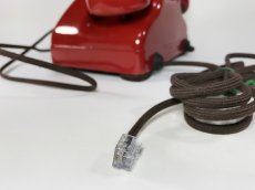 画像12: - 実働品 - 1940-Early 1950's U.S.ARMY Telephone 【RED】 (12)